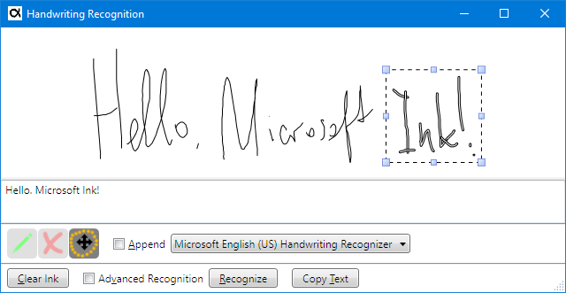 Hello, Microsoft Ink!